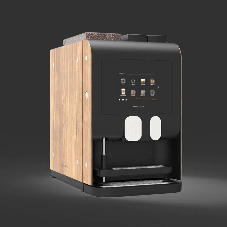 
Koffiemachine zijaanzicht